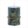 #38545 Peacock Candle With Charm $12.95