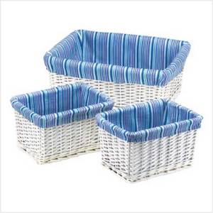 #38414 Woven Willow Basket Trio $29.95