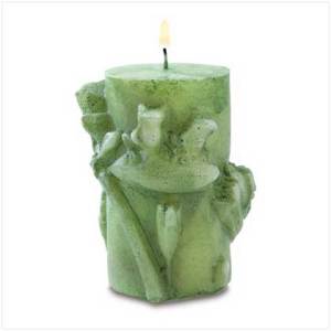 #38532 Frolicking Frog Candle $19.95