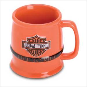 #38568 Harley Live to Ride Barrel Mug $16.95