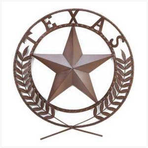 #38595 Texas Star Wall Plaque $39.95