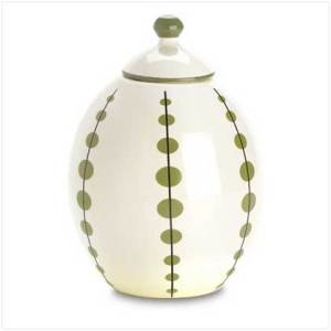 #38661 Fern-Leaf Lidded Urn $14.95